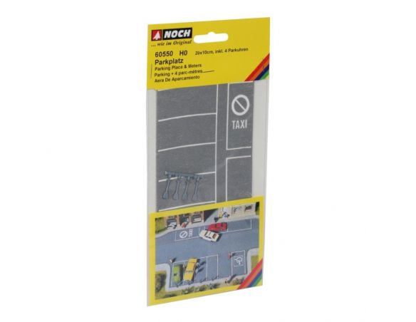 Noch 60550 Pavimentazione Parcheggio HO 20x10 cm SCATOLA ROVINATA