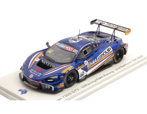 SPARK MODEL AS045 MC LAREN 720S GT3 N.60 2nd 12 H BATHURST 2020 PARENTE-BLOMQWIST-BAR.1:43 Modellino