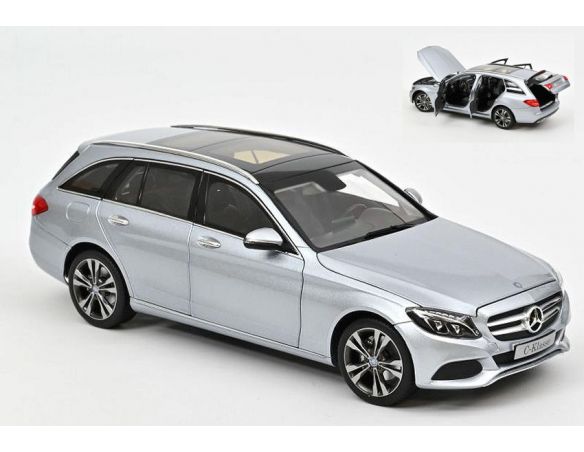 NOREV NV183865 MERCEDES C-CLASS T-MODEL 2014 SILVER 1:18 Modellino