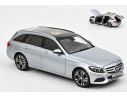 NOREV NV183865 MERCEDES C-CLASS T-MODEL 2014 SILVER 1:18 Modellino