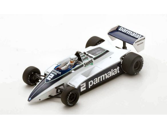 SPARK MODEL S18297 BRABHAM BT49D RICCARDO PATRESE 1982 N.2 WINNER MONACO GP 1:18 Modellino