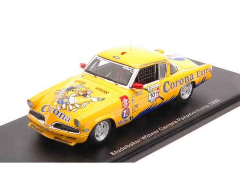 SPARK MODEL S2959 STUDEBAKER N.101 WINNER CARRERA PANAMERICANA 1999 THOISY-GONTIER 1:43 Modellino