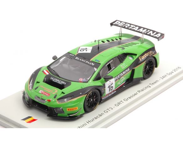 SPARK MODEL SB285 LAMBORGHINI HURACAN GT3 N.16 24 H SPA 2016 BORTOLOTTI-BLEEKEMOLEN-INEICH Modellino