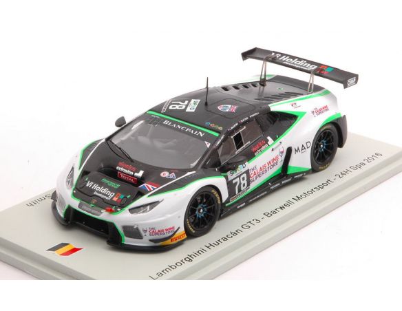 SPARK MODEL SB293 LAMBORGHINI HURACAN GT3 N.78 24 H SPA 2016 ATTARD-MAPELLI-MACHITSKI-KIMB Modellino