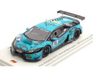 SPARK MODEL SG575 LAMBORGHINI HURACAN GT3 N.10 24 H NURBURGRING 2018 DI MARTINO-BRUCK-KONR Modellino
