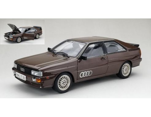 SUNSTAR SS4162 AUDI QUATTRO ROAD CAR METALLIC BROWN 1:18 Modellino
