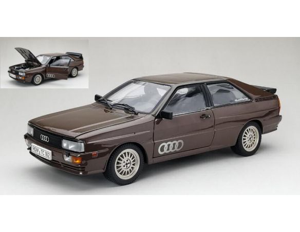 SUNSTAR SS4162 AUDI QUATTRO ROAD CAR METALLIC BROWN 1:18 Modellino