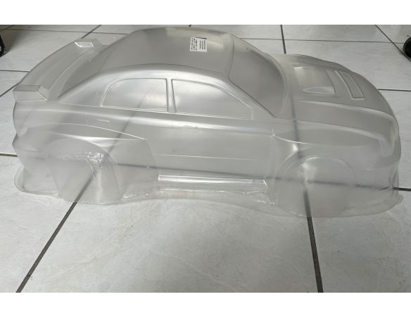 Carrozzeria Trasparente Scala 1/8 da Forare PRODOTTO ROVINATO