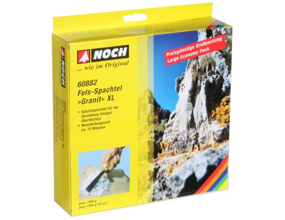 Noch 60882 Polvere per Granito Grigio 1kg SCATOLA ROVINATA