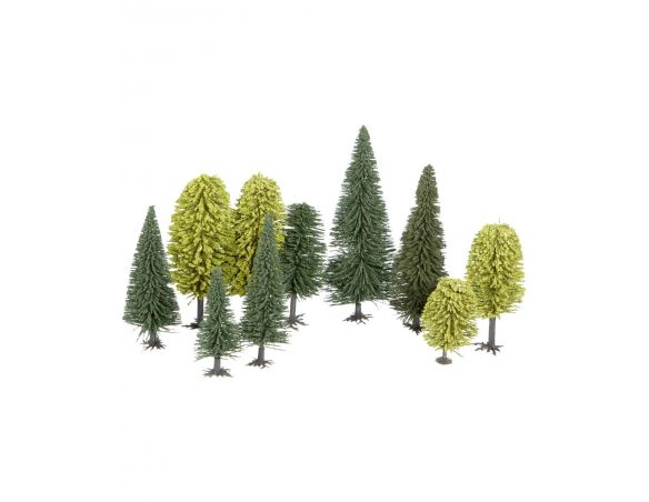Noch 26411 Bosco Misto 10 Pezzi 100/150 mm Modellismo SCATOLA ROVINATA