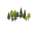 Noch 26411 Bosco Misto 10 Pezzi 100/150 mm Modellismo SCATOLA ROVINATA
