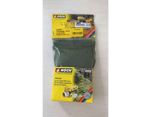 Noch 07200 Fiocchi Fini Verdi Oliva 20g Modellismo SCATOLA ROVINATA