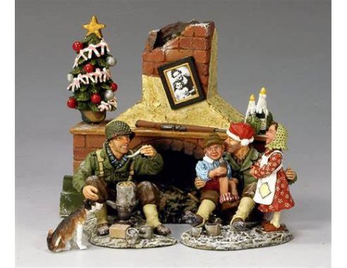 L'ultimo Natale della Guerra XM008-1 King & Country's SCATOLA ROVINATA