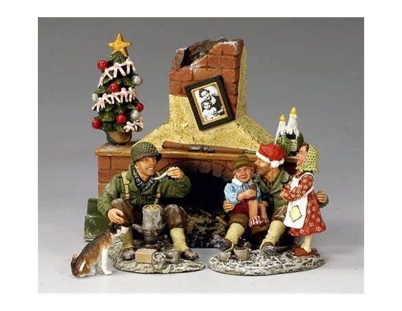 L'ultimo Natale della Guerra XM008-1 King & Country's SCATOLA ROVINATA