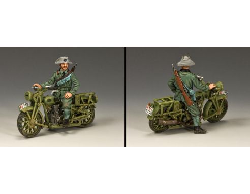 King & Country IF028 Carabinieri Morcycle Set SCATOLA ROVINATA