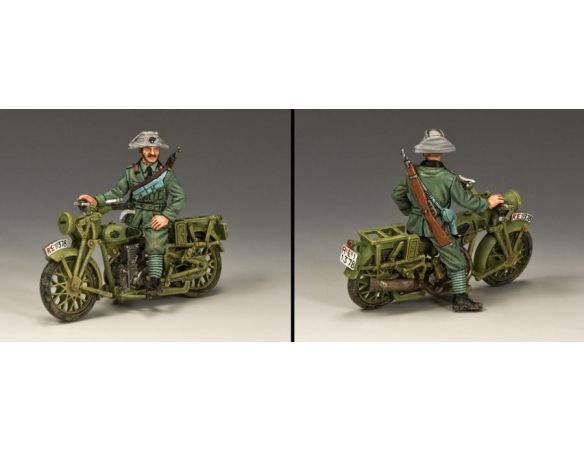 King & Country IF028 Carabinieri Morcycle Set SCATOLA ROVINATA