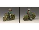 King & Country IF028 Carabinieri Morcycle Set SCATOLA ROVINATA