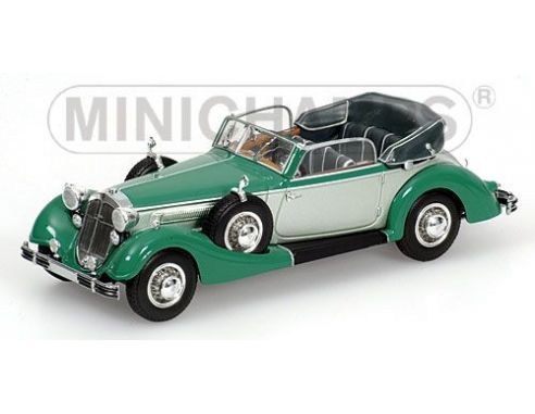 Minichamps PM436012034 HORCH 853 CABRIO 1938 GREEN 1:43 Modellino