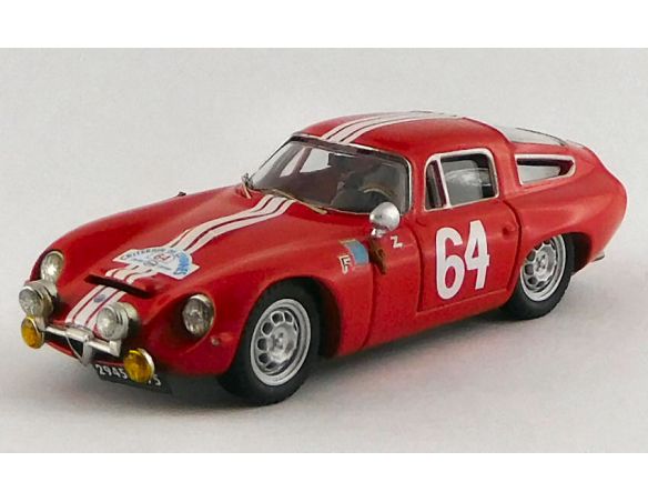 BEST MODEL BT9806 ALFA ROMEO TZ1 N.64 WINNER CRITERIUM CEVENNES 1964 ROLLAND-AUGIAS 1:43 Modellino