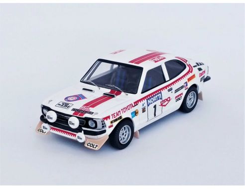 TROFEU TFRRFI11 TOYOTA COROLLA LEVIN 1st 1000 LAKES RALLY 1975 MIKKOLA-AHO 1:43 Modellino