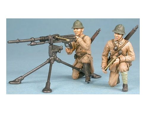copy of Gasoline MF 48009 Soldato Francese con Partigiano e Tedesco Parigi 1944 SCATOLA ROVINATA