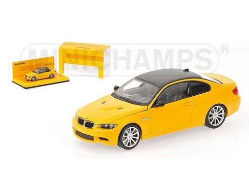 MINICHAMPS 436026320 BMW M3 2008 YELLOW LINEA GIALLO Modellino