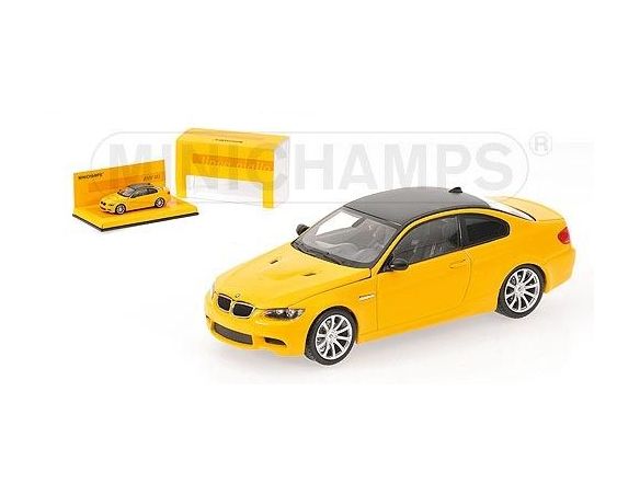 MINICHAMPS 436026320 BMW M3 2008 YELLOW LINEA GIALLO Modellino