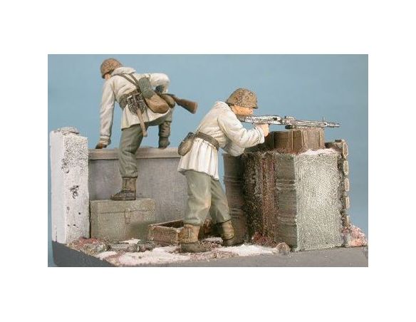 copy of Gasoline MF 48009 Soldato Francese con Partigiano e Tedesco Parigi 1944 SCATOLA ROVINATA