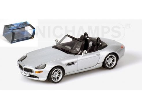 MINICHAMPS 436028730 BMW Z8 SILVER 007 J. BOND Modellino