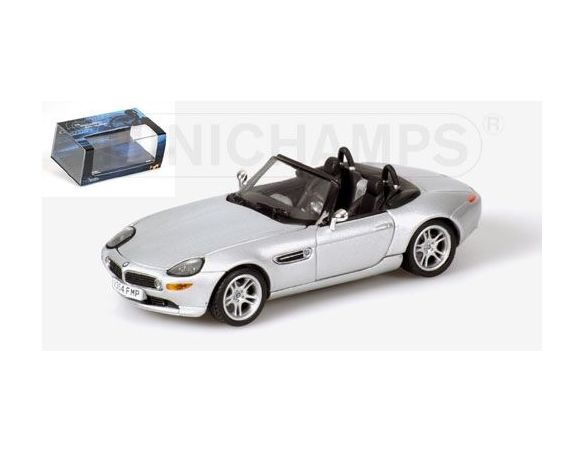 MINICHAMPS 436028730 BMW Z8 SILVER 007 J. BOND Modellino