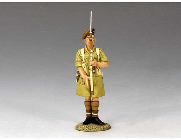 King & Country EA033 Scala 1/32 Soldato Scozzese con Arma