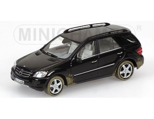 Minichamps PM436034500 MERCEDES M CLASS 2005 BLACK 1:43 Modellino