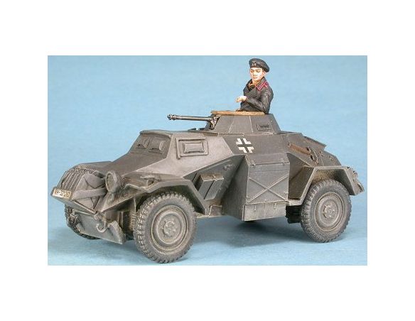 Gasoline MF 48502 Autoblindato Tedesco con Ufficiale Francia 1940 SCATOLA ROVINATA