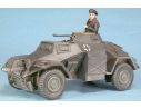 Gasoline MF 48502 Autoblindato Tedesco con Ufficiale Francia 1940 SCATOLA ROVINATA