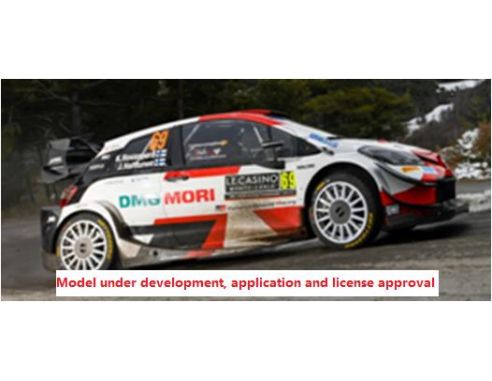 SPARK MODEL S6584 TOYOTA YARIS WRC N.69 MONTE CARLO 2021 K.ROVANPERA-J.HALTTUNEN 1:43 Modellino