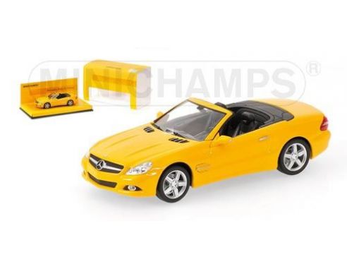 MINICHAMPS 436037530 MERCEDES BENZ SL CLASS 2008 YELLOW “LINEA GIALLO” Modellino