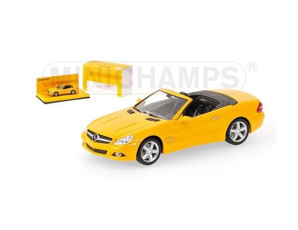 MINICHAMPS 436037530 MERCEDES BENZ SL CLASS 2008 YELLOW “LINEA GIALLO” Modellino