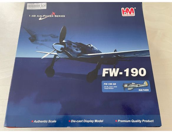 Hobby Master HA7405 FW 190A-8 Josef Pips Modellino SCATOLA ROVINATA