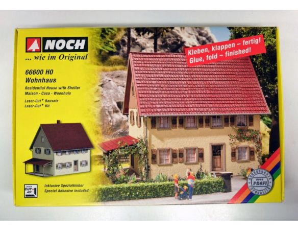 Noch 66600 Residence con Portico 16.8x9.8x9.4 cm SCATOLA ROVINATA