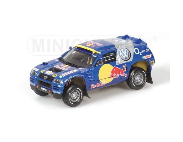 MINICHAMPS 436045300 VOLKSWAGEN RACE TOUAREG ESSEN MOTORSHOW 2005 Modellino