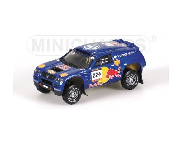 MINICHAMPS 436045324 VOLKSWAGEN RACE TOUAREG SABY PARIGI-DAKAR 2004 Modellino