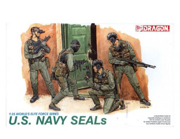 DRAGON D3017 US NAVY SEALS KIT 1:35 Modellino