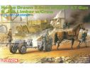 DRAGON D6079 HORSE DRAW 2.8 cm sPzB41 AT GUN KIT 1:35 Modellino