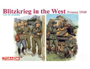 DRAGON D6347 BLITZRIEG WEST FRANCE KIT 1:35 Modellino