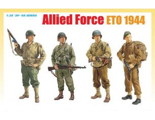 DRAGON D6653 ALLIED FORCE ETO 1944 KIT 1:35 Modellino