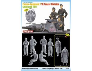 DRAGON D6655 PANZER-REGIMENT 7 10 PZ DIV.KIT 1:35 Modellino