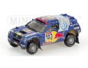 MINICHAMPS 436055303 VOLKSWAGEN RACE TOUAREG SABY WINNERS RALLY POR LAS PAMPAS 2005 Modellino