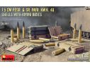 MINIART MIN35381 7,5 cm Pzgr.& Gr.Patr.Kw.K.40 SHELL WITH AMMO BOXES KIT 1:35 Modellino