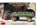 MINIART MIN38038 GERMAN TRACTOR D8506 WITH TRAILER KIT 1:35 Modellino