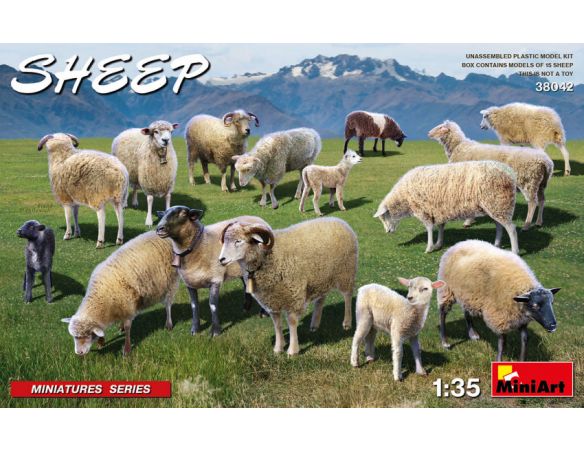 MINIART MIN38042 SHEEP KIT 1:35 Modellino